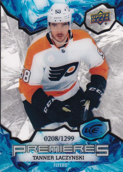 insert RC karta TANNER LACZYNSKI 21-22 UD Ice Premieres /1299